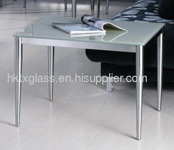 Tempered glass table