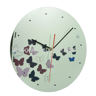 12" Fashion glass wall clock