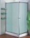 sandblasted glass door