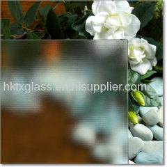 Pattern glass / shower door glass / frameless glass door / hot bending glass