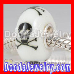 skull glass beads wholesale