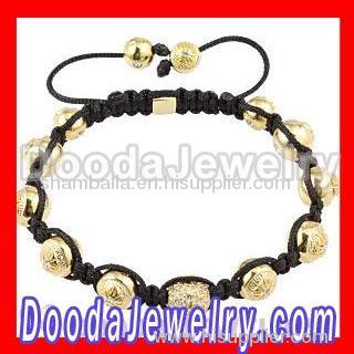 Fake Tresor Paris bracelet with golden stone beads | Tresor Paris bracelet