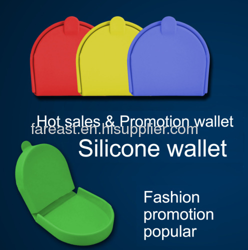 promotion silicon coin wallets
