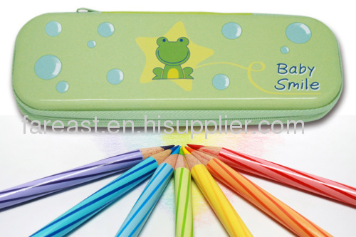 cheap delicate metal zipper pencil case