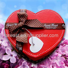 heart shaped paper gift box packaging