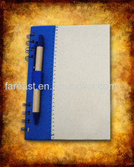 recycle paper spiral notebook