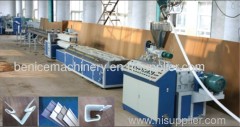 PVC pinch plate extrusion line