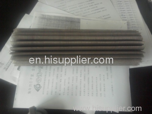 stainless steel wire mesh ] pleat pack mesh