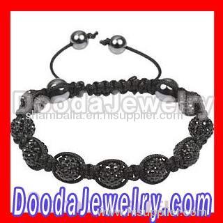 Wholesale Fake Tresor Paris bracelets with Pave Crystal bead and hemitite