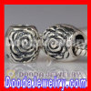 925 Sterling Silver european Style Rose Charm Beads For 2012 Romantic Vanlentin's Day