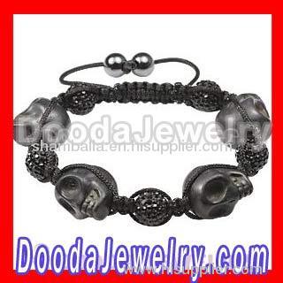 skull shamballa bracelet