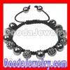 Cheap shamballa crystal bracelet with pave Crystal bead and Hematite