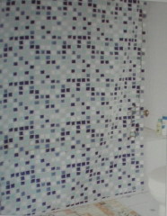 printed pvc shower curtain