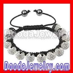 shamballa crystal pave bead bracelets