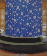 polyester shower curtain