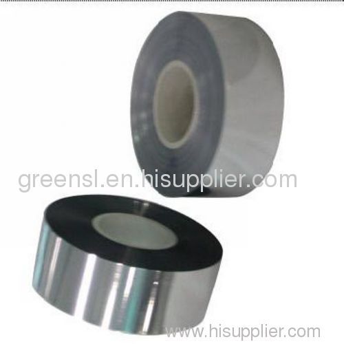 Al/Zn metallized film for capacitor