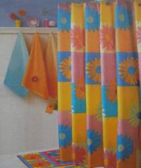 polyester shower curtain