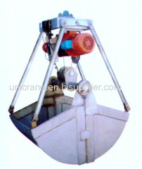 Electric rustless steel grab bucket