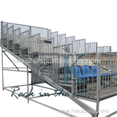 demountable aluminum bleachers portable mobile bleachers