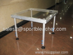 portable event stage glass stage