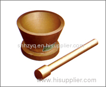 brass mortar and pestle