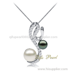 2012 Stylish 925 Silver Freshwater Pearl Pendant