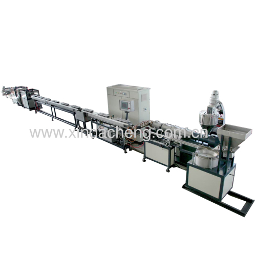 Cylindrical dripper pipe production line