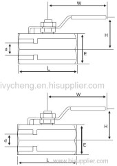 Hex-carbon steel ball valve 2000PSI