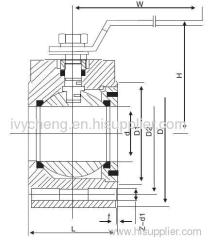 Forged Steel Wafer Type Ball Valve