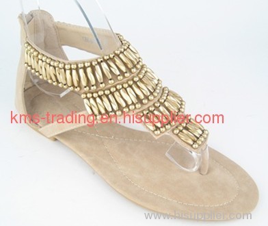 Lady thong sandals with decoration (KT1007)