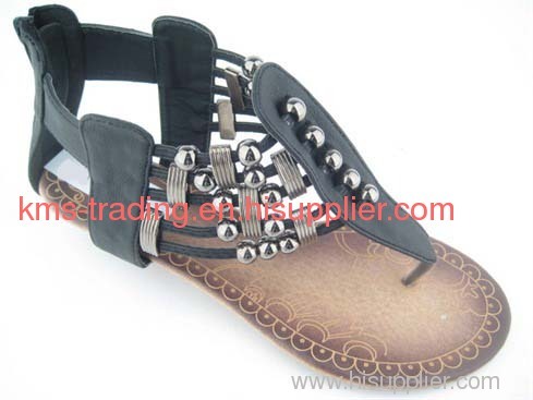 Lady thong sandals with decoration (KT1013)