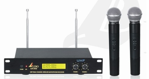 UHF Dual-Channel Wireless Microphone