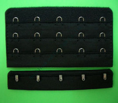 3/4" 3 rows with 5 eyes hook and eye tape