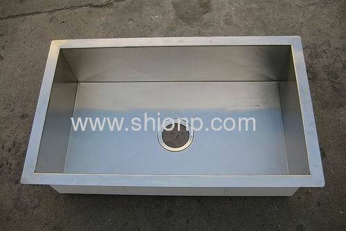 s/steel Square undermount sink