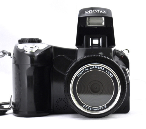 PROTAX OEM Black Digital Camera DC610 with Pop-up Flash Supporting, PF580LED Spotlight and LTPS Touch Panel
