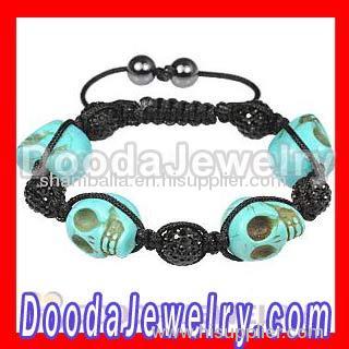 Cheap Nialaya inspired Turquoise Skull bracelet | Nialaya