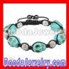 Discount Turquoise Skull Head Nialaya style bracelet wholesale