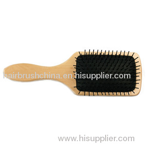 Wooden hairbrush