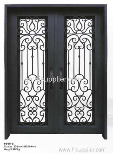 wrought iron door