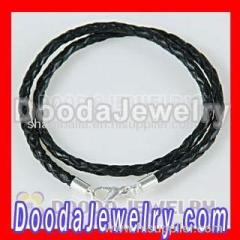 Discount 46cm european double leather bracelet wholesale