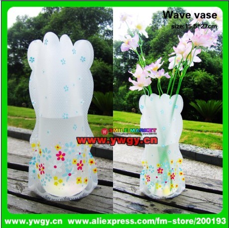 folding plastic vase
