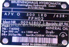 BRUENINGHAUS HYDROMATIK hydraulic pump 965807 1163352