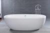 Round acrylic bathtub