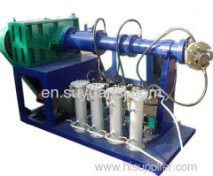 Rubber extruder production line