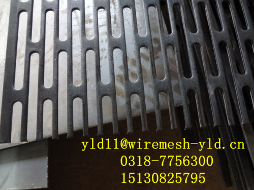 Slotted Hole Round Hole Decorative Perforated Metal Sheet From