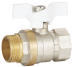 With butterfly handle Brass Ball Valve F/M