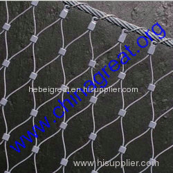 Animal enclosure zoo mesh