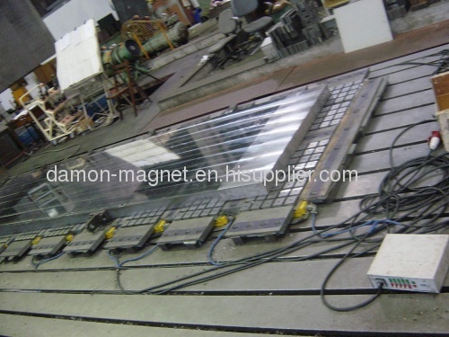 tool holding system; electro magnetic platen
