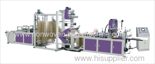 Ultrasonic sealing bag making machine