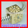 Gold Plated Sterling Silver Charm Jewelry Beads with Stone european Compatible